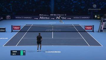 Taylor Fritz - Jannik Sinner. Skrót meczu