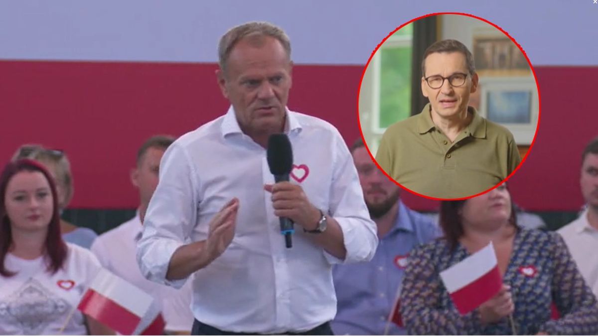 D. Tusk w Ostródzie obwinia PiS o rozbrojenie polskiej armii. M. Morawiecki publikuje dokumenty