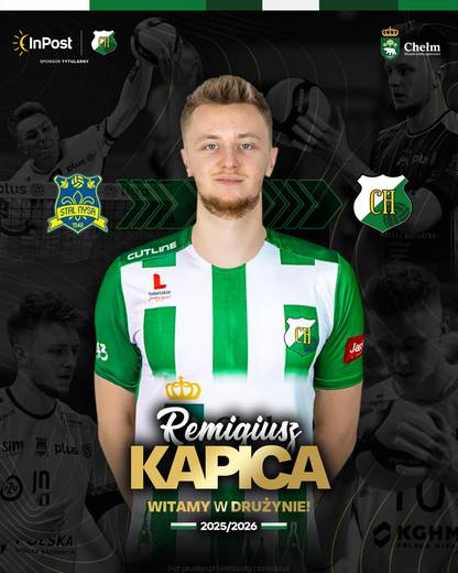 InPost ChKS Chełm - skład na nowy sezon 2025/2026. Siatkarze, trener, transfery