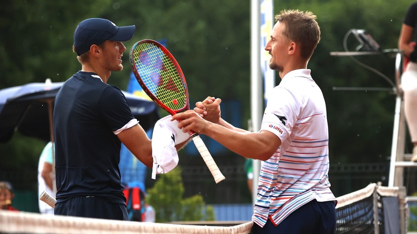 Narodowe Mistrzostwa Polski w Tenisie: Jan Zieliński wyeliminował Kacpra Żuka