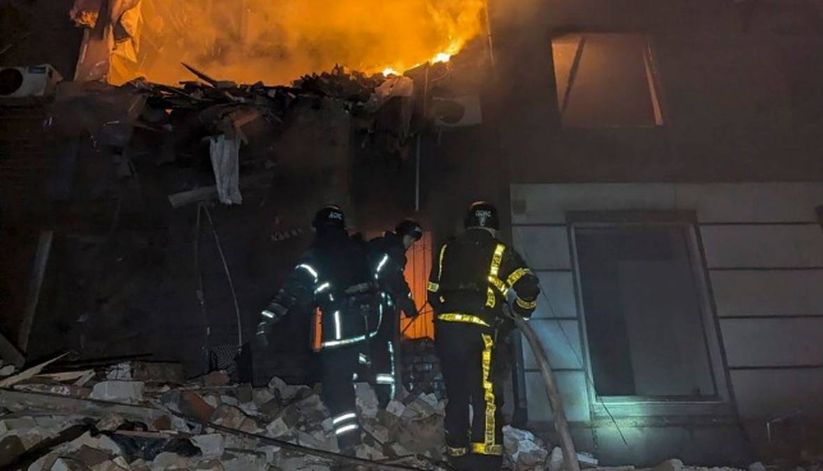 Zmasowany atak na Ukrainę. Eksplozje w Kijowe i we Lwowie