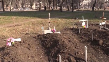 Studentka mówi o "piekle" w Mariupolu. "Woda wymywa ciała z grobów" 