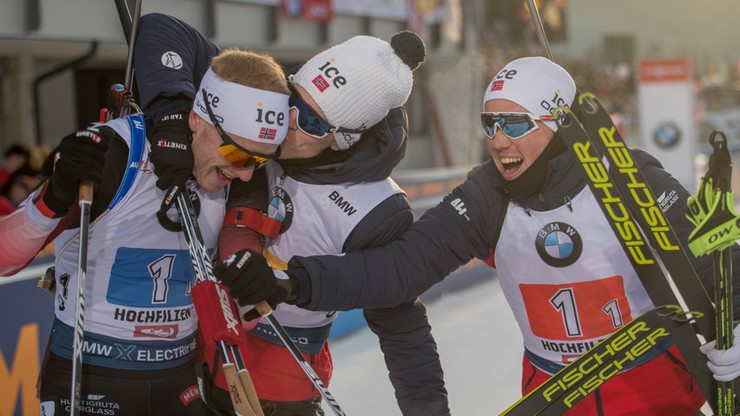 PŚ w biathlonie: Czwarta w sezonie wygrana Boe. Odległa pozycja Guzika