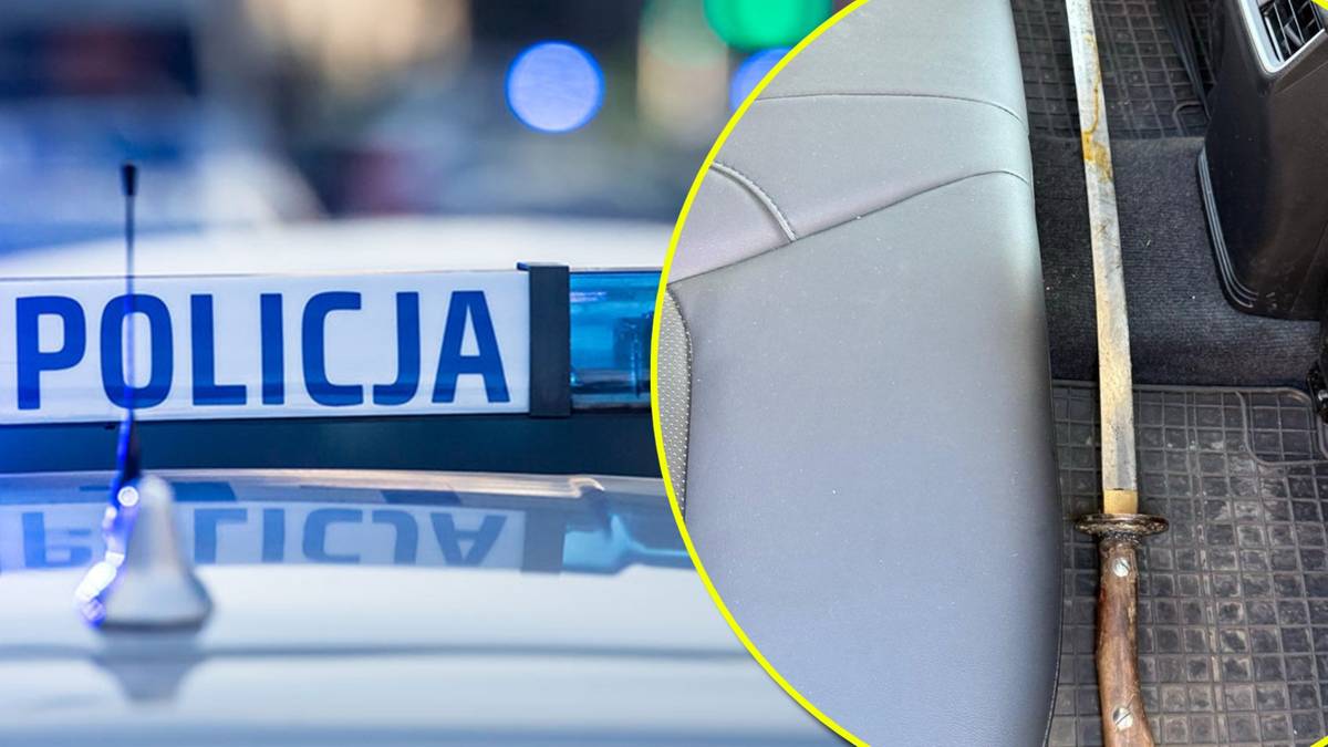 Zaatakował policjanta mieczem samurajskim. Trafił do aresztu