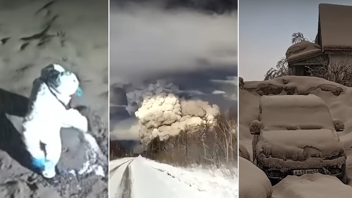 Rosja: Trwa erupcja wulkanu. Kamczatka zasypana popiołem