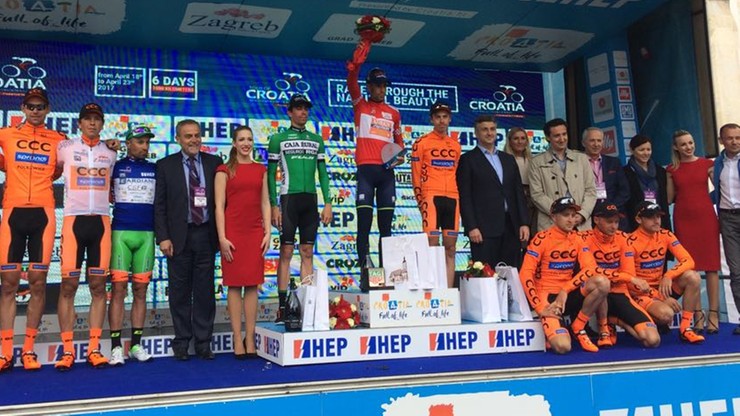 Hirt na podium Tour of Croatia