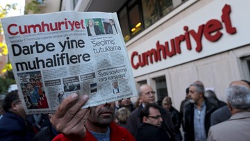 Turecki sąd nakazał aresztowanie szefów i dziennikarzy opozycyjnego dziennika