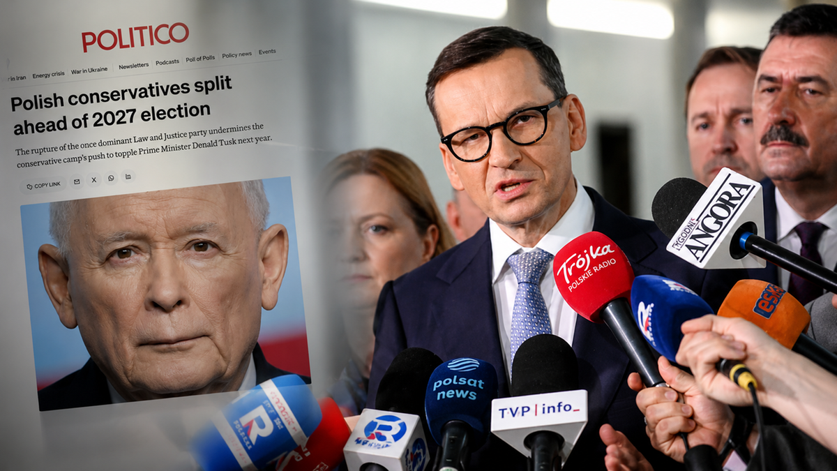 Zagraniczne media o rozłamie w PiS. "Osłabia szanse na powrót do władzy"