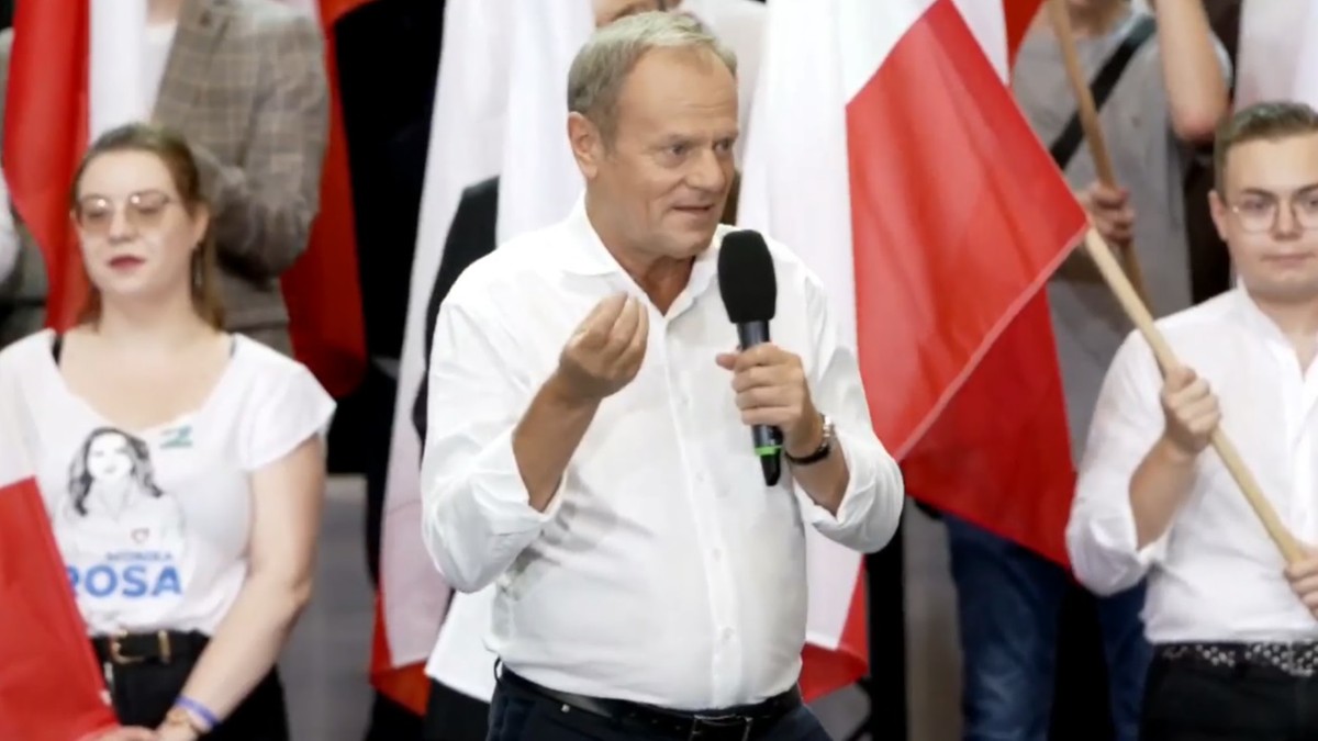 Wybory 2023. Donald Tusk na Śląsku. "Katowice sercem przemysłu Europy"