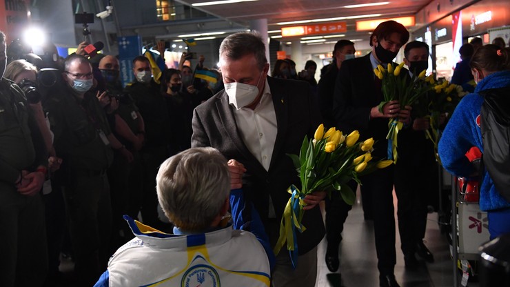 Ukraińscy paraolimpijczycy wylądowali w Warszawie