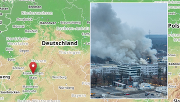 Potężny pożar ośrodka badań jądrowych. "Sytuacja dramatyczna"