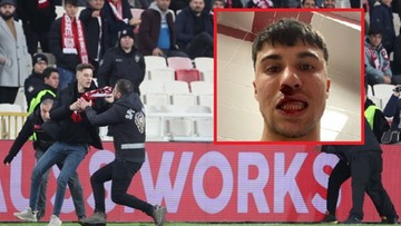 Skandaliczne sceny w Turcji! Piłkarz zaatakowany przez kibica (ZDJĘCIA)