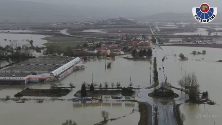 Hiszpania. Powódź na północy kraju. Najcięższa sytuacja w Kraju Basków