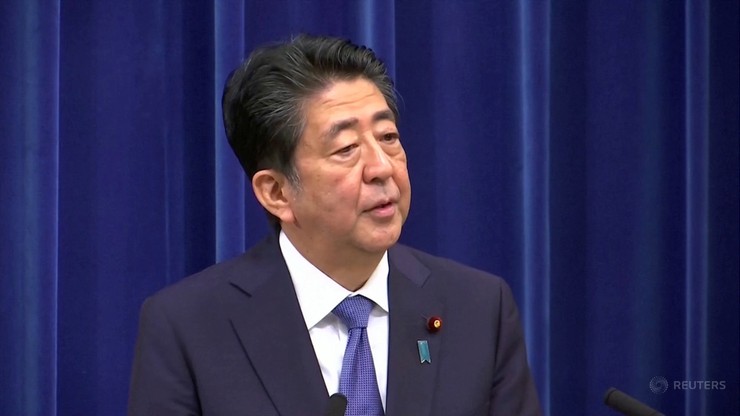 Premier Japonii Shinzo Abe zrezygnował z urzędu