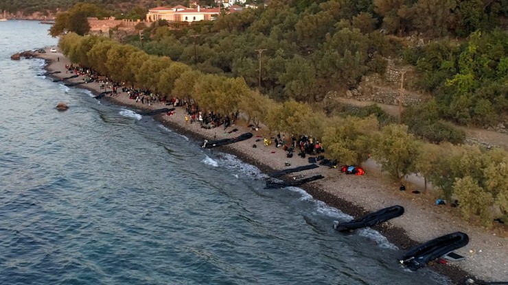 Największa od trzech lat fala migrantów dociera do Grecji