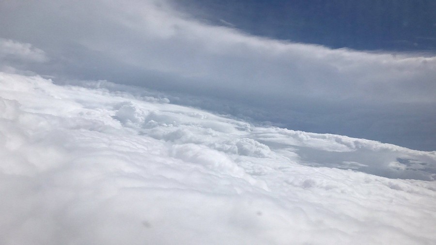 Oko Huraganu Irma. Fot. NOAA Hurricane Hunters.