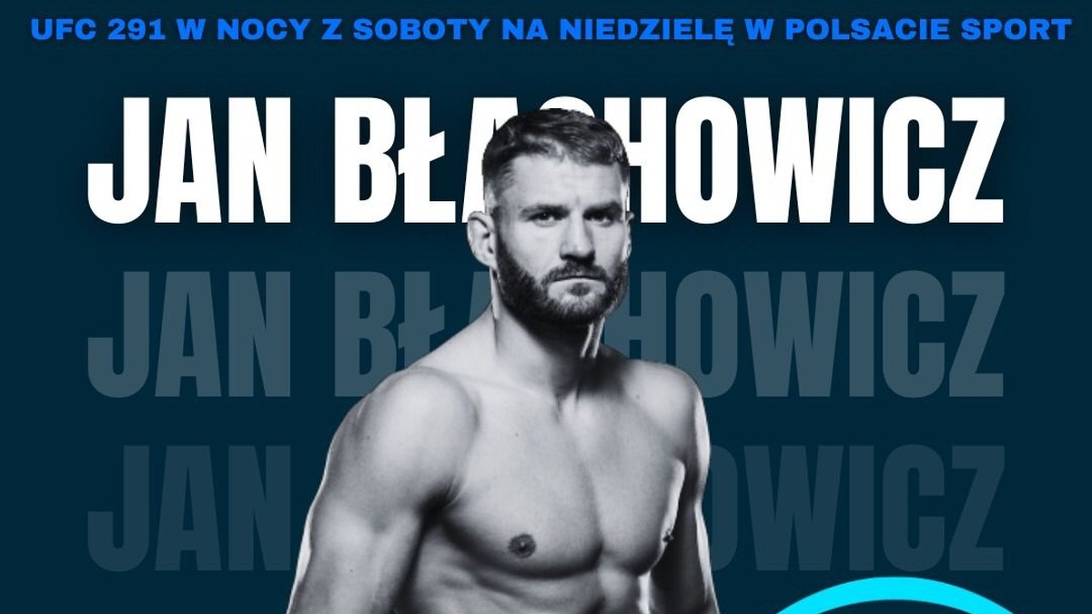 Gwiazdy UFC w studiu Polsatu Sport kibicują Janowi Błachowiczowi