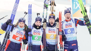MŚ w biathlonie: Reprezentantka Norwegii z dwunastym złotym medalem. Wyrównała rekord