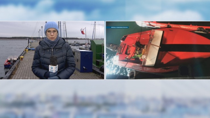 Gdańsk: Nocna akcja na Bałtyku. Dryfowała łódź z trzema nurkami z Hiszpanii