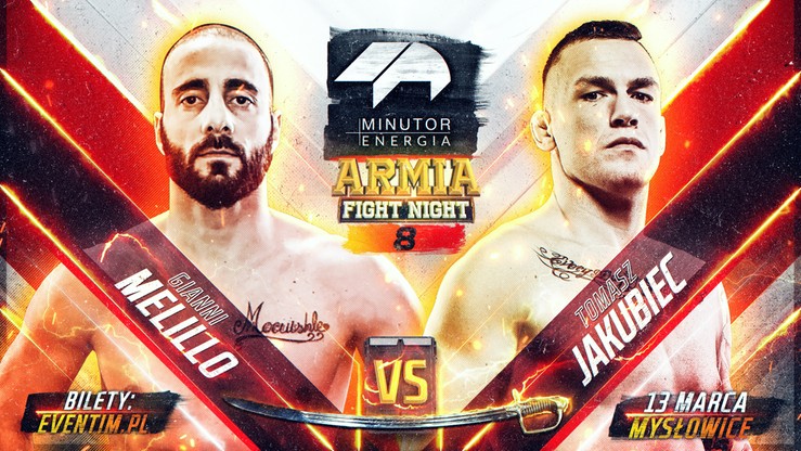 MINUTOR Energia Armia Fight Night 8: Jakubiec - Melillo w walce wieczoru o Mistrzowską Szablę