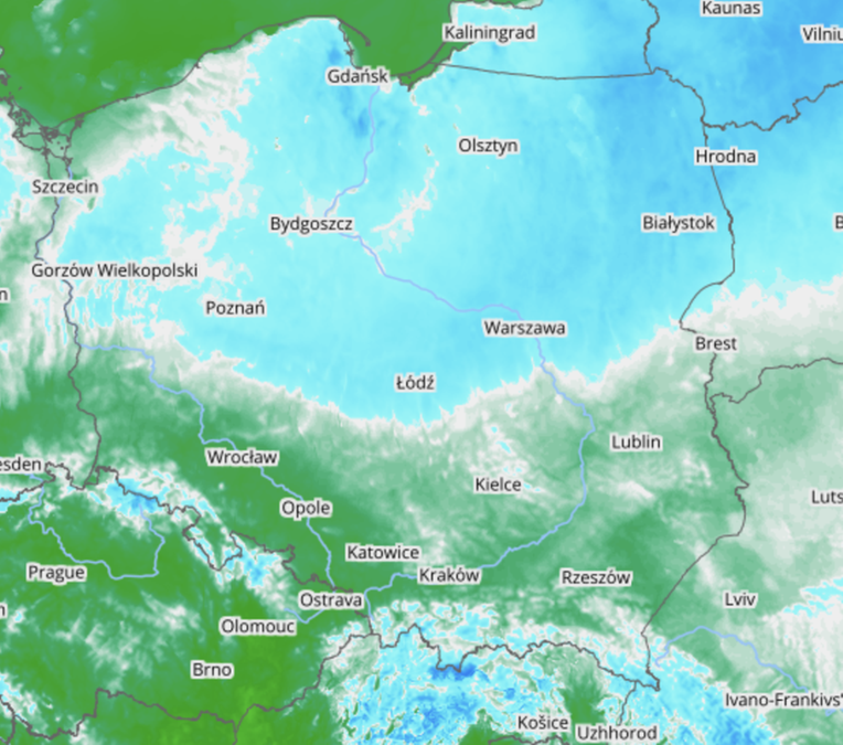 fot. za: mapy.meteo.pl (UM, 1,5 km)