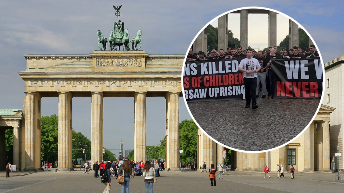 "Nigdy o tym nie zapomnimy". Mentzen i członkowie Nowej Nadziei pod Bramą Brandenburską