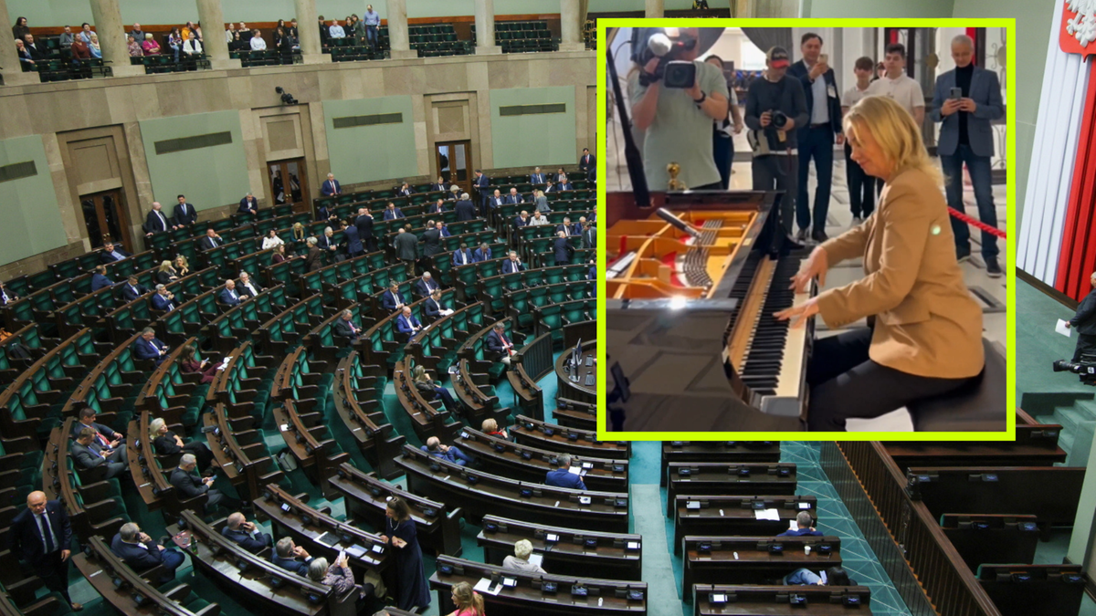 Dźwięki Chopina w Sejmie. Posłanka zaskoczyła wszystkich. "Kilka taktów"