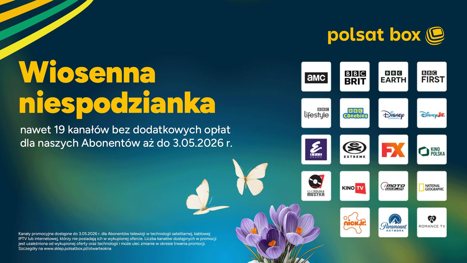 Nawet 19 kanałów w wiosennym „otwartym oknie" w Polsat Box
