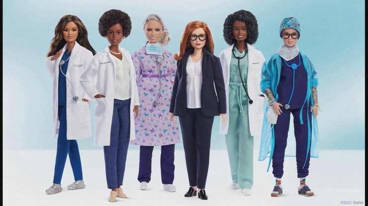 Mattel wypuścił lalki Barbie wzorowane na kobietach walczących z pandemią koronawirusa