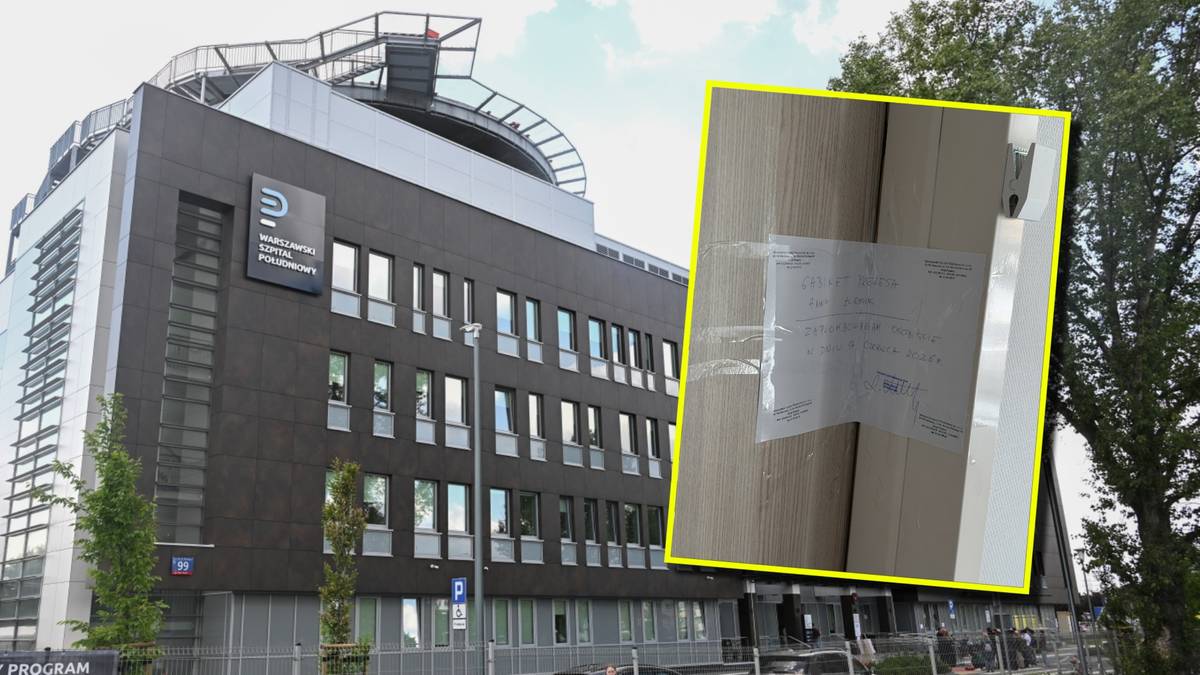 Gabinet prezes zaplombowany. Politycy PiS wkroczyli do Szpitala Południowego