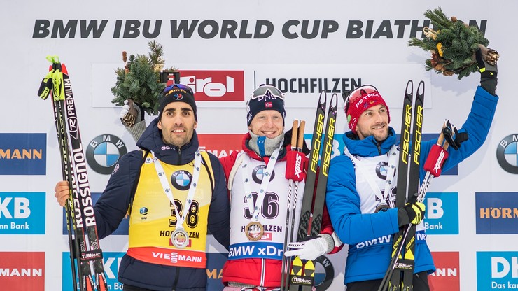 PŚ w biathlonie: Zwycięstwo Johannesa Boe w sprincie w Hochfilzen