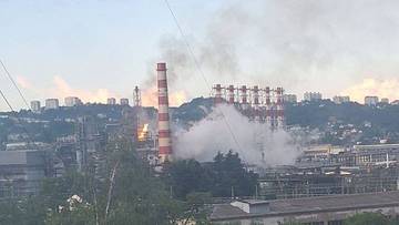 Atak ukraińskich dronów. Rosyjska rafineria w ogniu