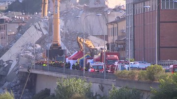 Oficjalnie zakończono poszukiwania zaginionych w Genui. Bilans katastrofy: 43 ofiary