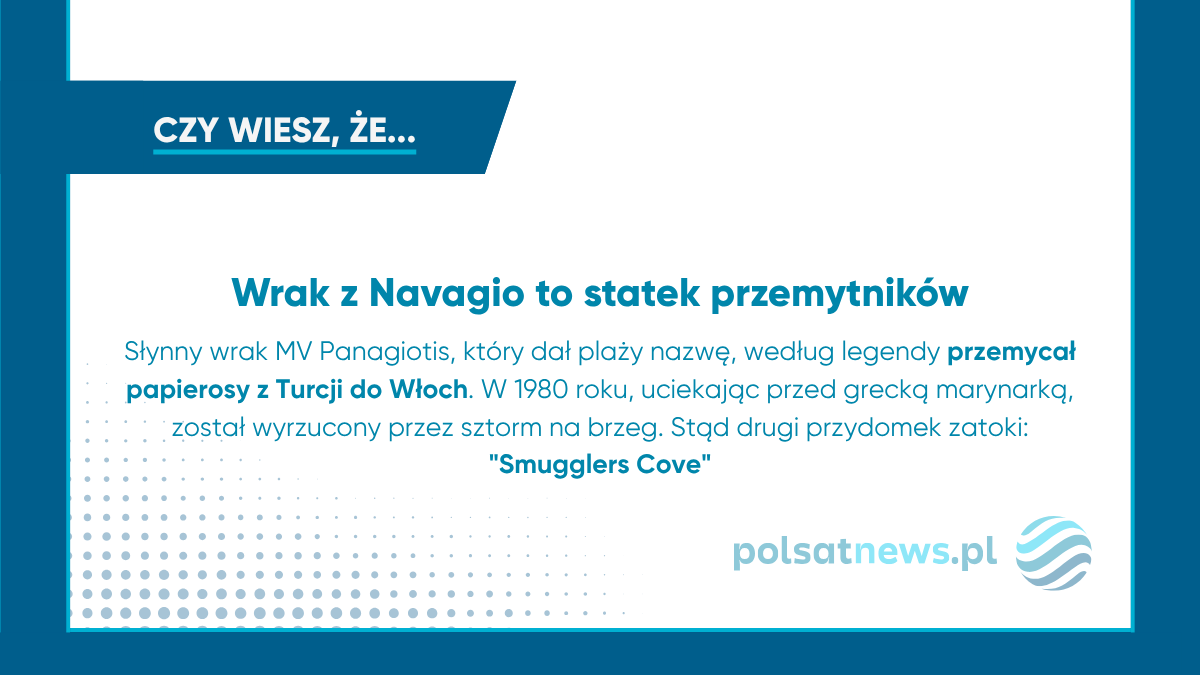 Wrak statku MV Panagiotis na plaży Navagio, znany jako 