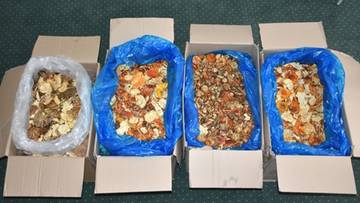 Nietypowe odkrycie na granicy. Chciał przemycić suszone muchomory