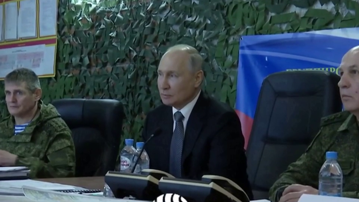 Władimir Putin w Ukrainie. Pojawił się w okupowanych obwodach chersońskim i ługańskim