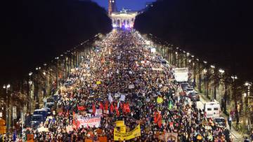 2025-02-02 160 tys. Niemców wyszło na ulice. Wielki protest w Berlinie