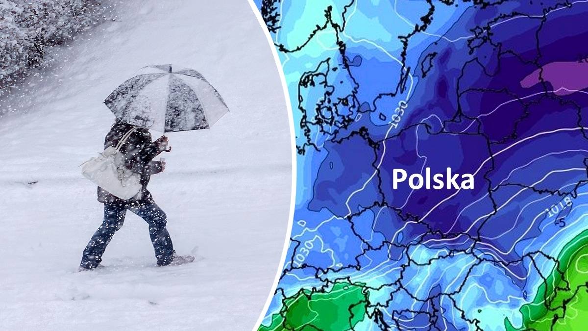 W połowie października spadnie śnieg? Fot. Wxcharts.com / TwojaPogoda.pl