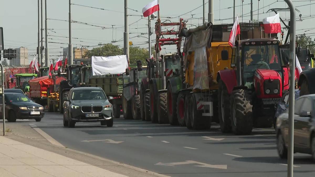 Rolnicy wyjechali na ulice Poznania. Będą spore utrudnienia