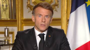 Macron z pilnym orędziem, reaguje na zamieszki. 