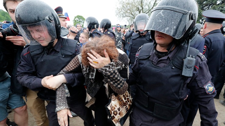 Areszt dla Nawalnego i ponad 1,5 tys. demonstrantów w Rosji