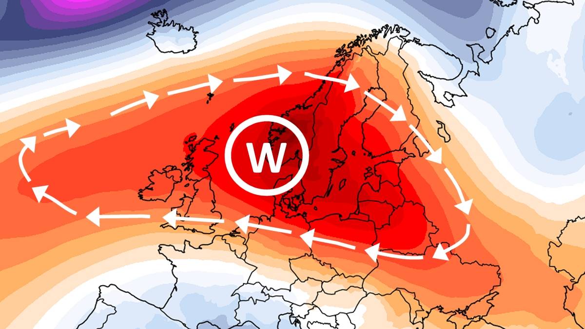 Pogodą rządzić będzie potężny wyż. Fot. climatereanalyzer.org