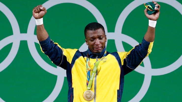 Rio 2016: Kolumbijczyk zdobył złoto, zakończył karierę i popłakał się jak bóbr!