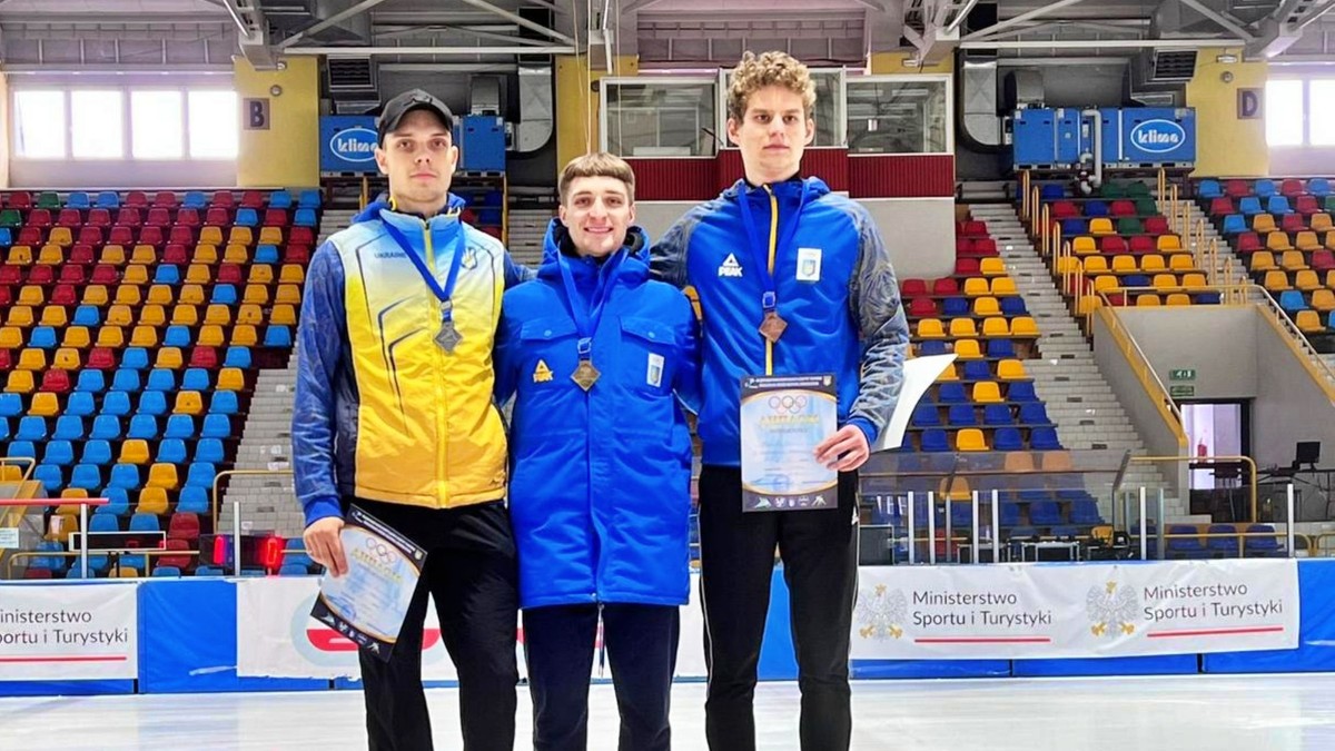 Ukraińscy łyżwiarze rywalizowali o medale mistrzostw swojego kraju w short tracku w Opolu