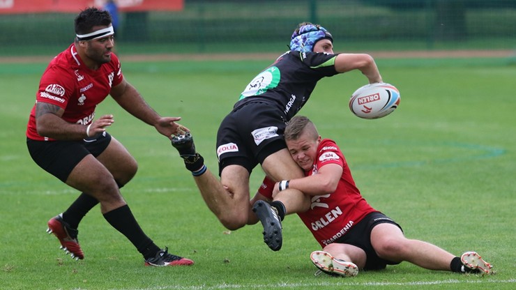 Ekstraliga rugby. Zwycięstwa faworytów, ale po jakiej walce!