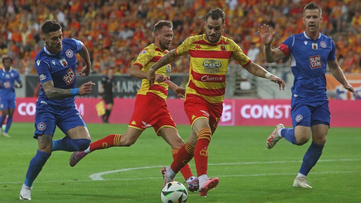 Jagiellonia Białystok - FK Poniewież. Skrót meczu (WIDEO)