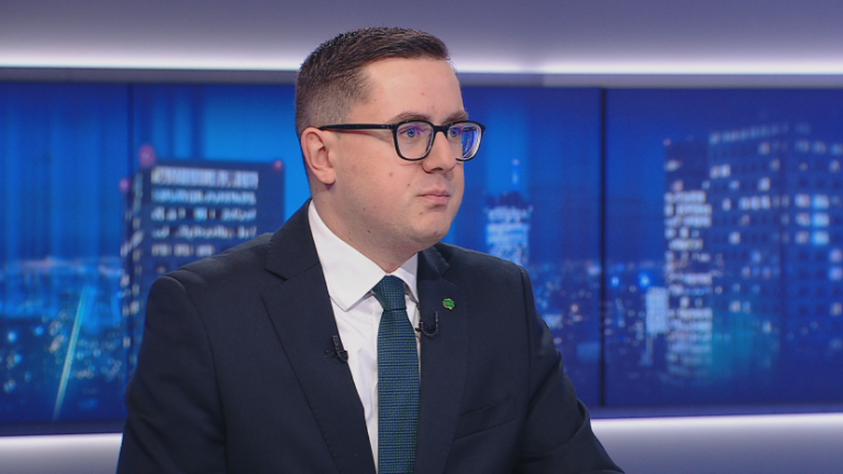 Miłosz Motyka w "Gościu Wydarzeń". Oglądaj od 19:15