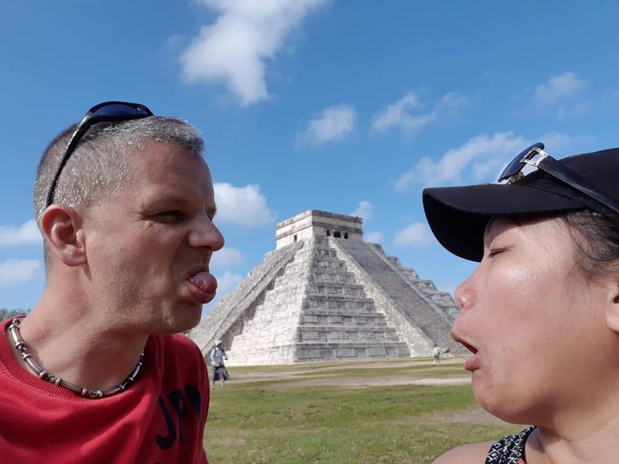 Małżeństwu Kirinovits na wakacjach w Meksyku dopisywał humor