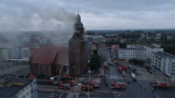 Księża z zarzutami ws. pożaru wieży katedralnej w Gorzowie Wielkopolskim