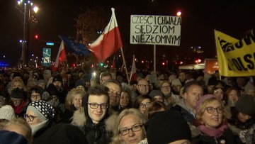 W całej Polsce protesty po zawieszeniu sędziego Juszczyszyna